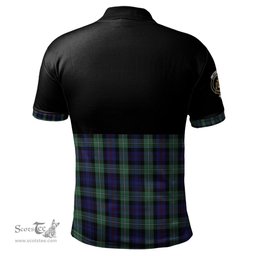 Scottish MacKenzie Hunting Green Clan Half Of Tartan Crest Tartan Polo Shirt Scottish Plaid Tartan Plaid - ScotsTee - scotstee.com