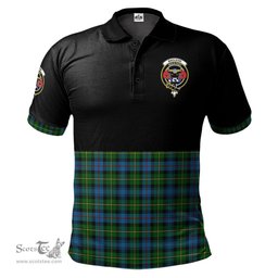 Scottish MacLeod of Skye Clan Half Of Tartan Crest Tartan Polo Shirt Scottish Plaid Tartan Plaid - ScotsTee - scotstee.com