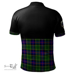 Scottish Forsyth Modern Clan Half Of Tartan Crest Tartan Polo Shirt Scottish Plaid Tartan Plaid - ScotsTee - scotstee.com