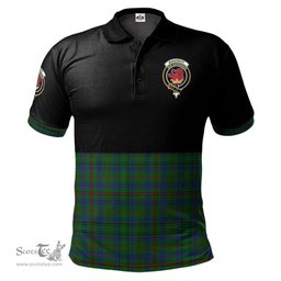 Scottish Moncrieff of Atholl Clan Half Of Tartan Crest Tartan Polo Shirt Scottish Plaid Tartan Plaid - ScotsTee - scotstee.com