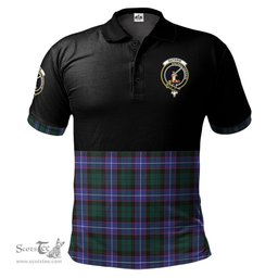 Scottish Guthrie Modern Clan Half Of Tartan Crest Tartan Polo Shirt Scottish Plaid Tartan Plaid - ScotsTee - scotstee.com