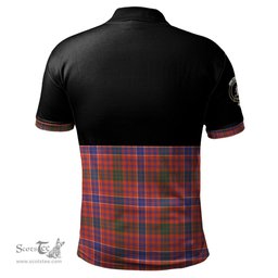 Scottish MacRae Ancient Clan Half Of Tartan Crest Tartan Polo Shirt Scottish Plaid Tartan Plaid - ScotsTee - scotstee.com