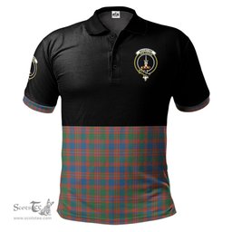 Scottish MacIntyre Ancient Clan Half Of Tartan Crest Tartan Polo Shirt Scottish Plaid Tartan Plaid - ScotsTee - scotstee.com