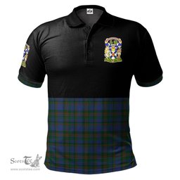Scottish NovaScotia District Clan Half Of Tartan Crest Tartan Polo Shirt Scottish Plaid Tartan Plaid - ScotsTee - scotstee.com