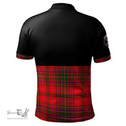 Scottish MacDougall Modern Clan Half Of Tartan Crest Tartan Polo Shirt Scottish Plaid Tartan Plaid - ScotsTee - scotstee.com