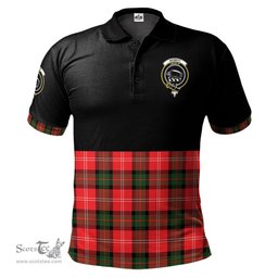 Scottish Nesbitt Modern Clan Half Of Tartan Crest Tartan Polo Shirt Scottish Plaid Tartan Plaid - ScotsTee - scotstee.com
