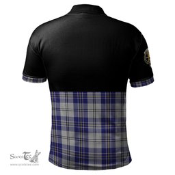 Scottish MacPherson Dress Blue Clan Half Of Tartan Crest Tartan Polo Shirt Scottish Plaid Tartan Plaid - ScotsTee - scotstee.com