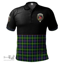 Scottish Farquharson Modern Clan Half Of Tartan Crest Tartan Polo Shirt Scottish Plaid Tartan Plaid - ScotsTee - scotstee.com
