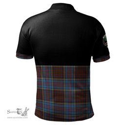 Scottish Anderson Highland Society of London Clan Half Of Tartan Crest Tartan Polo Shirt Scottish Plaid Tartan Plaid - ScotsTee - scotstee.com