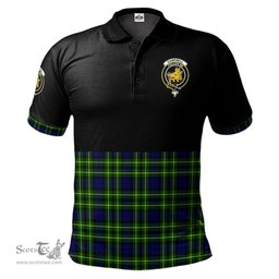 Scottish Campbell of Breadalbane Modern Clan Half Of Tartan Crest Tartan Polo Shirt Scottish Plaid Tartan Plaid - ScotsTee - scotstee.com