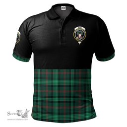 Scottish Ross Hunting Modern Clan Half Of Tartan Crest Tartan Polo Shirt Scottish Plaid Tartan Plaid - ScotsTee - scotstee.com