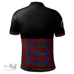 Scottish Skene of Cromar Clan Half Of Tartan Crest Tartan Polo Shirt Scottish Plaid Tartan Plaid - ScotsTee - scotstee.com