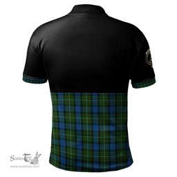 Scottish Ferguson of Atholl Clan Half Of Tartan Crest Tartan Polo Shirt Scottish Plaid Tartan Plaid - ScotsTee - scotstee.com