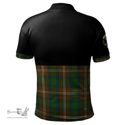 Scottish Chisholm Hunting Clan Half Of Tartan Crest Tartan Polo Shirt Scottish Plaid Tartan Plaid - ScotsTee - scotstee.com