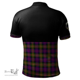 Scottish MacDonnell of Glengarry Modern Clan Half Of Tartan Crest Tartan Polo Shirt Scottish Plaid Tartan Plaid - ScotsTee - scotstee.com