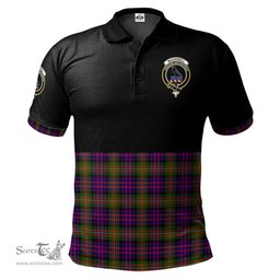 Scottish MacDonnell of Glengarry Modern Clan Half Of Tartan Crest Tartan Polo Shirt Scottish Plaid Tartan Plaid - ScotsTee - scotstee.com