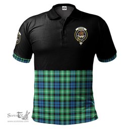 Scottish Graham of Montrose Ancient Clan Half Of Tartan Crest Tartan Polo Shirt Scottish Plaid Tartan Plaid - ScotsTee - scotstee.com