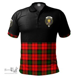 Scottish Kerr Modern Clan Half Of Tartan Crest Tartan Polo Shirt Scottish Plaid Tartan Plaid - ScotsTee - scotstee.com