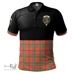 Scottish Munro Ancient Clan Half Of Tartan Crest Tartan Polo Shirt Scottish Plaid Tartan Plaid - ScotsTee - scotstee.com