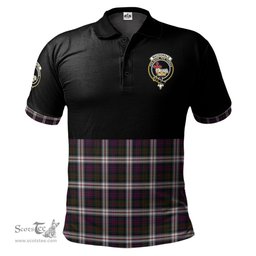 Scottish MacDonald Dress Clan Half Of Tartan Crest Tartan Polo Shirt Scottish Plaid Tartan Plaid - ScotsTee - scotstee.com