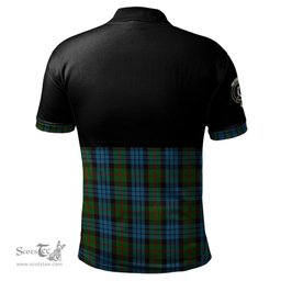 Scottish Fletcher of Dunans Clan Half Of Tartan Crest Tartan Polo Shirt Scottish Plaid Tartan Plaid - ScotsTee - scotstee.com