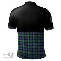 Scottish Farquharson Ancient Clan Half Of Tartan Crest Tartan Polo Shirt Scottish Plaid Tartan Plaid - ScotsTee - scotstee.com