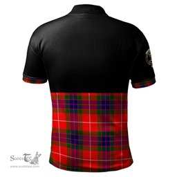Scottish Fraser Modern Clan Half Of Tartan Crest Tartan Polo Shirt Scottish Plaid Tartan Plaid - ScotsTee - scotstee.com