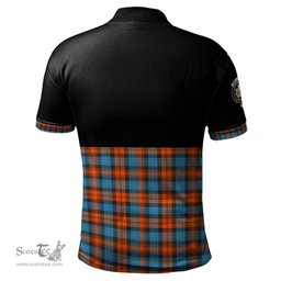 Scottish MacLachlan Ancient Clan Half Of Tartan Crest Tartan Polo Shirt Scottish Plaid Tartan Plaid - ScotsTee - scotstee.com