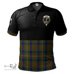 Scottish Fraser Hunting Clan Half Of Tartan Crest Tartan Polo Shirt Scottish Plaid Tartan Plaid - ScotsTee - scotstee.com
