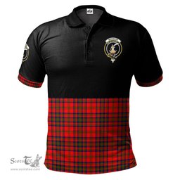 Scottish Matheson Modern Clan Half Of Tartan Crest Tartan Polo Shirt Scottish Plaid Tartan Plaid - ScotsTee - scotstee.com