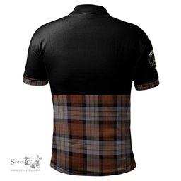 Scottish Cameron of Erracht Weathered Clan Half Of Tartan Crest Tartan Polo Shirt Scottish Plaid Tartan Plaid - ScotsTee - scotstee.com