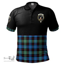 Scottish Guthrie Ancient Clan Half Of Tartan Crest Tartan Polo Shirt Scottish Plaid Tartan Plaid - ScotsTee - scotstee.com