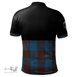 Scottish Cameron Hunting Clan Half Of Tartan Crest Tartan Polo Shirt Scottish Plaid Tartan Plaid - ScotsTee - scotstee.com