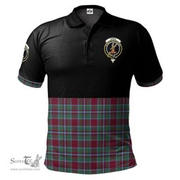Scottish Spens (Spence) Clan Half Of Tartan Crest Tartan Polo Shirt Scottish Plaid Tartan Plaid - ScotsTee - scotstee.com