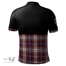Scottish MacFarlane Dress Clan Half Of Tartan Crest Tartan Polo Shirt Scottish Plaid Tartan Plaid - ScotsTee - scotstee.com