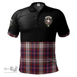 Scottish MacFarlane Dress Clan Half Of Tartan Crest Tartan Polo Shirt Scottish Plaid Tartan Plaid - ScotsTee - scotstee.com