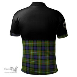 Scottish Ferguson Modern Clan Half Of Tartan Crest Tartan Polo Shirt Scottish Plaid Tartan Plaid - ScotsTee - scotstee.com