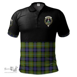 Scottish Ferguson Modern Clan Half Of Tartan Crest Tartan Polo Shirt Scottish Plaid Tartan Plaid - ScotsTee - scotstee.com