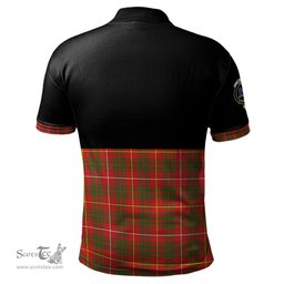 Scottish Bruce Modern Clan Half Of Tartan Crest Tartan Polo Shirt Scottish Plaid Tartan Plaid - ScotsTee - scotstee.com