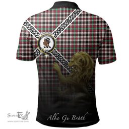 Scottish Borthwick Dress Ancient Clan Crest Tartan Polo Shirt - Celtic with Scotland Lion, Tartan Plaid Polo Shirt Scottish Plaid Tartan Plaid - ScotsTee - scotstee.com