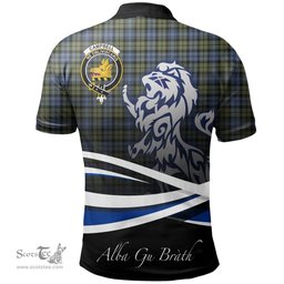 Scottish Campbell Faded Clan Crest Tartan Polo Shirt - Blue Scotland Lion, Tartan Plaid Polo Shirt Scottish Plaid Tartan Plaid - ScotsTee - scotstee.com