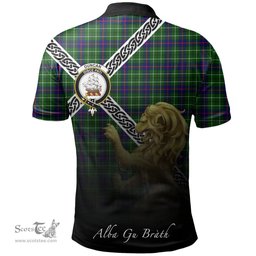 Scottish Duncan Modern Clan Crest Tartan Polo Shirt - Celtic with Scotland Lion, Tartan Plaid Polo Shirt Scottish Plaid Tartan Plaid - ScotsTee - scotstee.com