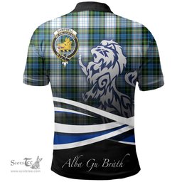 Scottish Campbell Dress Clan Crest Tartan Polo Shirt - Blue Scotland Lion, Tartan Plaid Polo Shirt Scottish Plaid Tartan Plaid - ScotsTee - scotstee.com