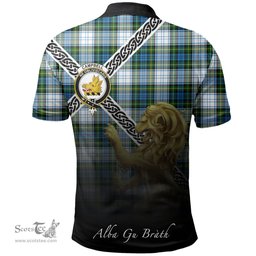 Scottish Campbell Dress Ancient Clan Crest Tartan Polo Shirt - Celtic with Scotland Lion, Tartan Plaid Polo Shirt Scottish Plaid Tartan Plaid - ScotsTee - scotstee.com