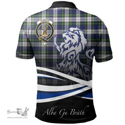 Scottish Gordon Dress Modern Clan Crest Tartan Polo Shirt - Blue Scotland Lion, Tartan Plaid Polo Shirt Scottish Plaid Tartan Plaid - ScotsTee - scotstee.com