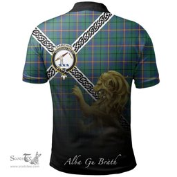 Scottish Carmichael Ancient Clan Crest Tartan Polo Shirt - Celtic with Scotland Lion, Tartan Plaid Polo Shirt Scottish Plaid Tartan Plaid - ScotsTee - scotstee.com