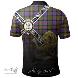 Scottish Carnegie Ancient Clan Crest Tartan Polo Shirt - Celtic with Scotland Lion, Tartan Plaid Polo Shirt Scottish Plaid Tartan Plaid - ScotsTee - scotstee.com