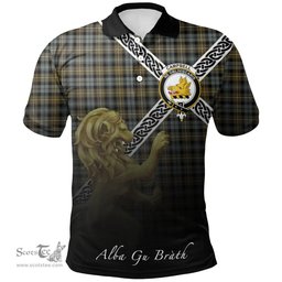 Scottish Campbell Argyll Weathered Clan Crest Tartan Polo Shirt - Celtic with Scotland Lion, Tartan Plaid Polo Shirt Scottish Plaid Tartan Plaid - ScotsTee - scotstee.com