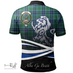 Scottish Keith Ancient Clan Crest Tartan Polo Shirt - Blue Scotland Lion, Tartan Plaid Polo Shirt Scottish Plaid Tartan Plaid - ScotsTee - scotstee.com