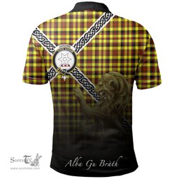 Scottish Jardine Clan Crest Tartan Polo Shirt - Celtic with Scotland Lion, Tartan Plaid Polo Shirt Scottish Plaid Tartan Plaid - ScotsTee - scotstee.com